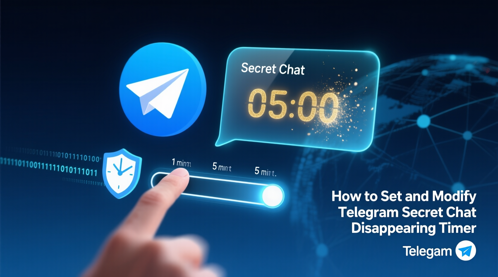 How to Set and Modify Telegram Secret Chat Disappearing Timer